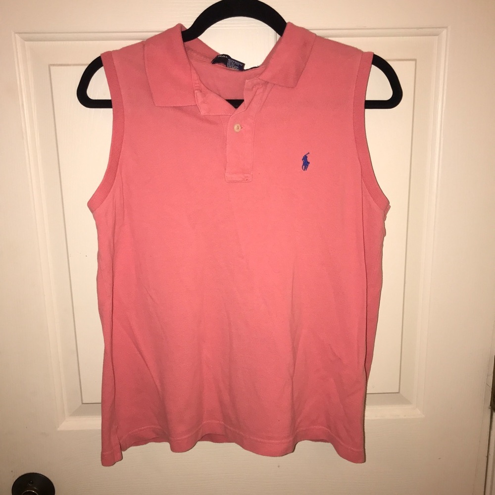 Coral Ralph Lauren Sport Shirt